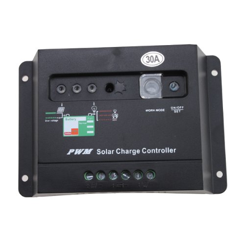 AGPtek® 30A PWM Solar Charge Controller Regulator 12V 24V Autoswitch with Digital LED Display AGPtek® 30A PWM Solar Charge Controller Regulator 12V 24V Autoswitch with Digital LED Display