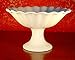 American White Ironstone Fluted Compote
