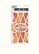 EK Sucess Vellum Stickers Red & Orange Hearts