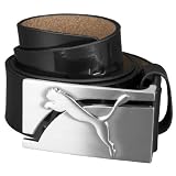 Puma Golf Chrome Belt Wide - Black (Color=Black,Size=M)