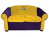 IMAGE OF Louisiana State LSU Tigers Microsuede Sofa Loveseat