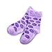 Naartjie Girls Solid Flat Knit Short Crew Sock 6 Pairs Pack, 12M-18M