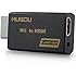 Musou WII TO HDMI Converter 720P 1080P HD Output Upscaling Adapter,black