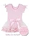 RuffleButts® Girls Ruffled Dancewear Tutu Leotard
