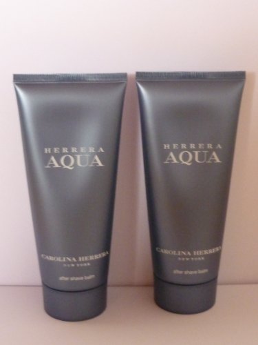 2 x je 100 ml Carolina Herrera Aqua After Shave Balm Gesamtmenge 200 ml Preisvergleich
