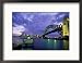 Harbour Bridge, Evening, Sydney, Australia Framed Photographic Poster Print by James Lemass, 21x17