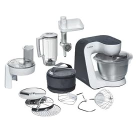 Bosch - MUM52131 - Robot - Kitchen Machine Compacte - Blanc/Gris
