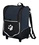 Pet Gear I-GO2 Sport Roller Backpack for cats and dogs up to 10-pounds, Black