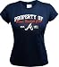 Atlanta Braves Women's ''Property Of'' Cap Sleeve Fashion Top