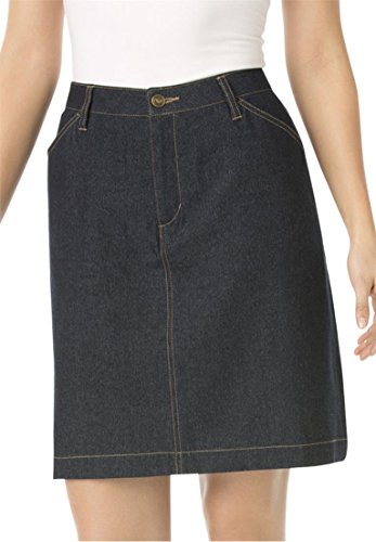 Women's Plus Size Denim Skort