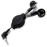 CET 20031201 iPhone & iPod Compatible Retractable Earbud Headphones