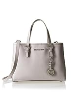 Michael Kors Bolso asa de mano Jet Set Travel Md Ew Tote (Gris Perla)