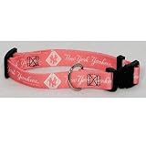 New York Yankees Pink Medium Pet Dog Collar (Medium)