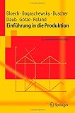 Produkt-Bild: Einf&uuml;hrung in die Produktion (Springer-Lehrbuch)
