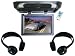 Pyle Super Audio & Video Package for Car/Truck/SUV -- PLRD175IF 17" Flip Down Monitor With Built in DVD/SD/USB Player With Wireless FM Modulator & IR Transmitter + Pair of PLVWH5 Wireless IR Mobile Video Stereo Headphones