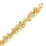 Geometric Collection 14K Gold Bracelet