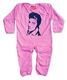 Pink Elvis Romper (0-6m)