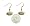 Florida Gators Glitter Sparkle Dangle Logo Earring Set Charm Gift Image #2