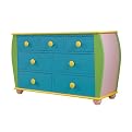 Sunday Funnies Dresser - Multi Colored(56" x 18" x 32-1/4"H)