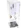 Acrylic Revolving Rotating Watch Display Case Stand w/Lock