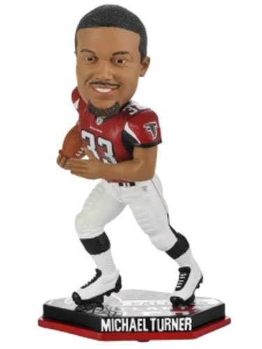 Atlanta Falcons NFL Michael Turner Forever Collectibles Thematic Base Edition Bobble Head