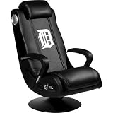 Video Game Rocker with MLB Logo Panel Team: Detroit Tigers White
