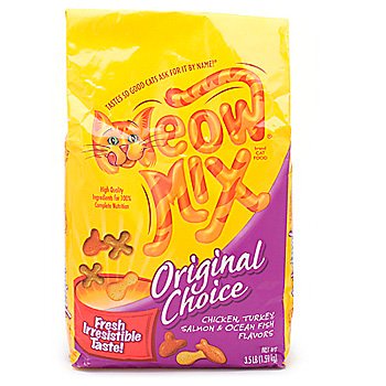 Meow Mix Dry Cat Food, Chicken Turkey Salmon 