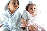 Baby Robes - Pink Trim