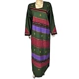 Robes for Women Long Sleeve Cotton Gown Size L (kftn889)