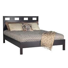 Modus Furniture Nevis Riva Platform Bed, Espresso