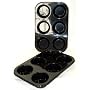 WellBake Silicone Bakeware Professional 6 Cup Muffin Pan Twin Pack. Heavy Duty Non-Stick Silicone + 10 Year Guarantee