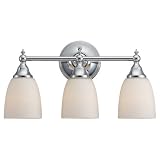 Sea Gull 44617-05 Finitude 3-Light Chrome Wall Bar