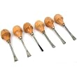 6 Wood Carving Chisels Woodworking Hobby Hand Tools 5"
