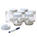 Lagrange 430101 7 pots pour yaourti�res Couvercles avec zone de marquage