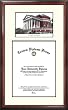 University of Virginia Scholar Scholar Mahogany Framed Lithograph w/Diploma Opening
