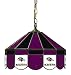 Imperial Baltimore Ravens Licensed 16-Inch Diameter Stained Glass Pub Light