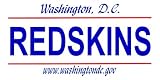 LP-2062 Washington DC State Background License Plates - Redskins