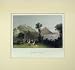 1840 Hand Coloured Print View Walhalla Ratisbon Bridge