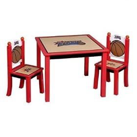 76'ers Table and Chairs Set by Guidecraft