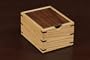 3" X 5" Oak w/ Walnut Lid Recipe Card Box