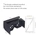 Bfun 3D Virtual Reality Google Cardboard 2.0V with Head Strap 3D Glasses DIY Kit Compatible with Android Apple Smartphone 3.5-6inch Black