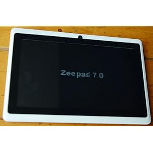  White Color 7.0 ZEEPPAD(TM) ANDROID 4.0 TABLET 4GB CAPACITY WIFI, CAMERA, YOUTUBE, GAMES SKYPE VIDEO CALLING & NETFLIX MOVIES