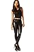 Emma's Mode Junior Halloween Shiny Metallic Costume Liquid Leggings