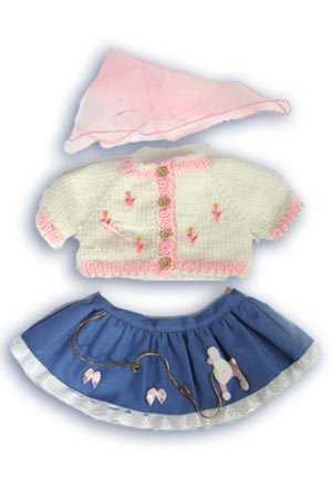 41kurRJPHQL 20064 50s Girl Clothes for 14   18 Stuffed Animals and Dolls