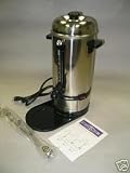 Review  CM-110 / STAINLESS Steel 110 cup coffee Urn Maker