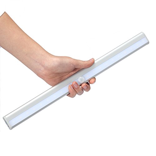 Under cabinet lighting, Rechargeable DIY Stick-on Anywhere Portable 20 LED Wireless Motion Sensing Closet Night Light Stairs Attics Step Light Bar Magnetic Strip Kuled® K20