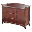 Stork Craft Aspen Combo Dresser Chest, Cherry