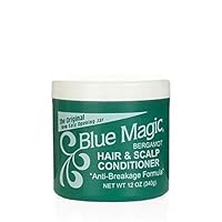 Blue Magic Bergamot Hair and Scalp Conditioner, 12 oz (340 g) (Pack of 6)