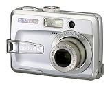 Pentax Optio E10 Digital Camera - Silver (6MP, 3x Optical Zoom) 2.4 inch LCD