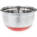 ExcelSteel 298 5-Quart Stainless Steel Non Skid Base Mixing Bowl